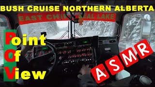 POV EAST CHIPMUNK SEAL LAKE NORTHERN ALBERTA TRUCKING