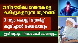 ശരീര വേദനകൾ മാറും ഈ സ്വലാത്ത് 3 വട്ടം ചൊല്ലി മന്ത്രിച്ച് കുടിക്കുക | Swalath | ap usthad