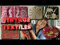 Vintage Dazzle's Reseller Haul #328: Exotic Textiles from Sis-in-Law, Plus I Tried a New Flea Market