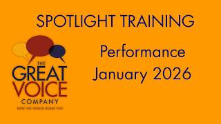 Spotlight Training- Performance Webinar