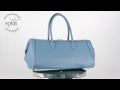 hermes epsom paris bombay handbag bag purse birkin blue jean 37cm new in box