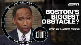 Stephen A. declares his Knicks as the Celtics’ biggest obstacle to the Finals 👀