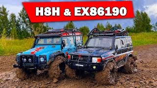 MJX H8H против RGT EX86190 по препятствиям