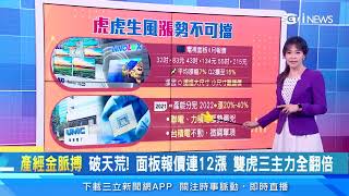 面板漲不停、雙虎獲利飆！群創Q1合併營收838億、業績能見度到Q3　友達MiniLED打造288吋超大環景螢幕｜台股新聞｜訂閱@money_setn看更多 財經新聞