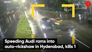 Speeding Audi Rams Into Auto-Rickshaw in Hyderabad, Kills 1