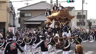 令和3年 宮山 やりまわし 2発目 国本商店 宮山ふれあい祭り 地車曳行