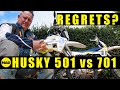 Husqvarna 501 Adventure Build vs Husqvarna 701 Adventure | Owner comparison for Motorcycle Adventure