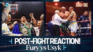 Post-Fight Scenes: Oleksandr Usyk defeats Tyson Fury to become Undisputed Heavyweight Champion 🏆🇺🇦