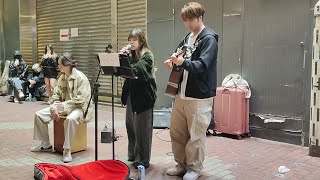 說謊者-MC張天賦 / 厭惡物圖鑑-陳健安 (Cover by 愛琳) @旺角銀行中心E2Busking 2025.01.08