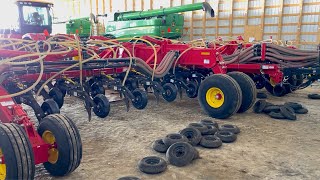 Bourgault Drill Seeding Prep