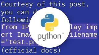How can I display an image from a file in Jupyter Notebook?