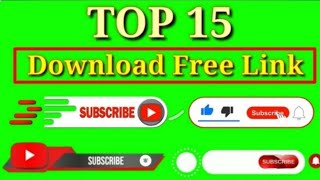 Top 15 Green Screen Animated Subscribe Button | Free Download For YouTube Video||Subscribe Button