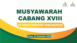 MUSCAB XVIII PC PERSISTRI PAMEUNGPEUK 2024