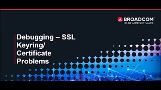 Debugging SSL Keyring Certificate Problems
