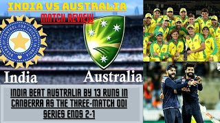 India vs Australia 3rd ODI | Hardik Pandya | India beats Australia by 13 runs | D Opinion