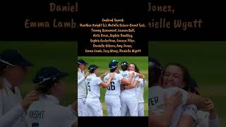 Women's Ashes 2023 🏆| England vs Australia 🏏 | Only Test #shorts #cricket