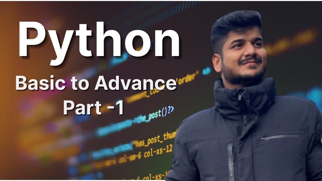 Python Tutorial | Beginner To Advance | Part -1 - YouTube