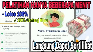 REKOMENDASI PELATIHAN PRAKERJA YANG MUDAH DAN CEPAT