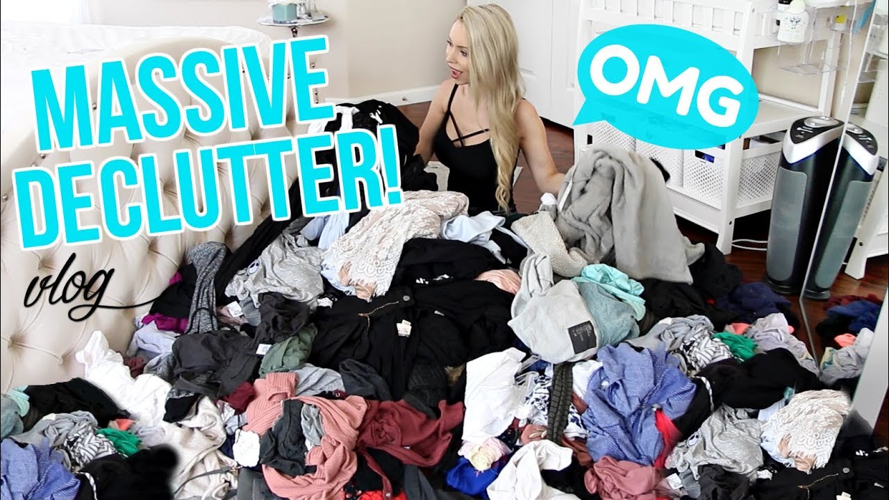 Massive Closet Declutter Organization Youtube