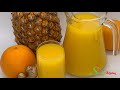 Let’s Make My Healthy Ginger Pineapple & Orange Drink For A Smooth Skin & Healthy Immune System