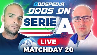 Odds On: Serie A - Matchday 20 - Free Football Betting Tips, Picks & Predictions