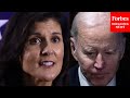 'He's Not Leading At All!': Nikki Haley Excoriates Biden Over 'Unthinkable' Chinese Spy Balloon