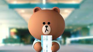 🍀 Incheon Airport x LINE FRIENDS | Brown Cony | South korea | Airport | Line Friends | LINE