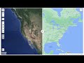 Creating a split-panel map for visualizing Earth Engine data