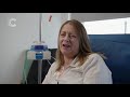 lung cancer treatment cait s story cancer research uk