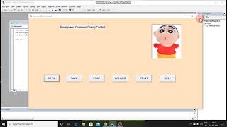 common dialog control in visual basic