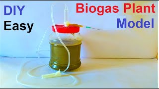 bio-gas plant working model making | science project | howtofunda | source of energy