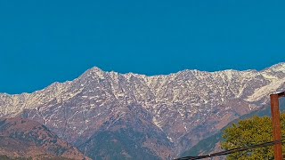 SEE BEAUTIFUL SNOWY MOUNTAINS OF DHARAMSHALA HIMACHAL PRADESH | MOUNTAIN VLOGS