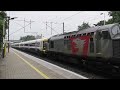 37884 storms through welwyn north with 3 southeastern networker emus in tow 21 06 21