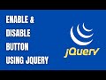 Enable and Disable Button using JQuery - HowToCodeSchool.com