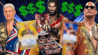 MASSIVE HIT FROM WWE TOPPS CHROME 2025 HOBBY BOX!!