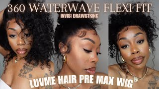 360 Pre Max WaterWave Flexi-Fit Drawstring Cap Lace Wig ft LUVME HAIR Wig Install #wigreview #360wig