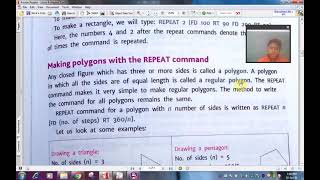 REPEAT command and procedures in Logo