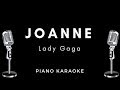 Lady Gaga - Joanne (Where do you think you're goin?) Piano Instrumental  / Karaoke / lyrics