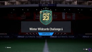 FIFA 23 SBC - WINTER WILDCARDS CHALLENGE 6 - CHEAP SOLUTION [NO POSITION MODIFIER]