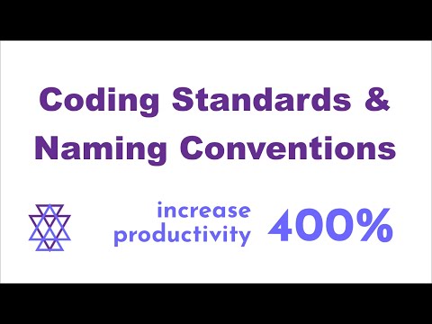 Coding standards and naming conventions