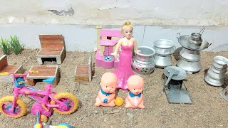 Chunnu munnu story part 04 / Barbie doll story / toys cartoon