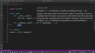 Code Execution using Python Pickle reduce method