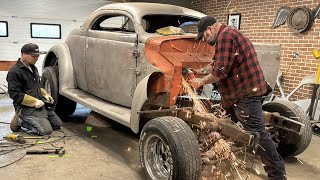 Cutting out the firewall for the big block Ford 🙃 (Bad Chad bonus episode)