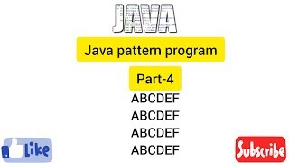 Java pattern program part 5 Easy Learning Genius