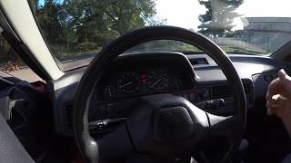 4K Review 1990 Acura Integra RS Red only 68K Miles Virtual Test-Drive \u0026 Walk-around