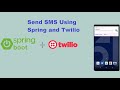 how to send sms using Spring Boot | send sms using Twilio Spring Boot | send sms using Twilio Java