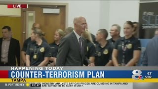 Gov. Scott announcing plans to hire Florida anti-terrorism agents