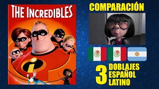 Los Increíbles [2004] Comparación de 3 Doblajes Latinos | Original y Redoblajes | Español Latino