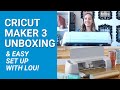 Cricut Maker 3 - Unboxing and Set Up