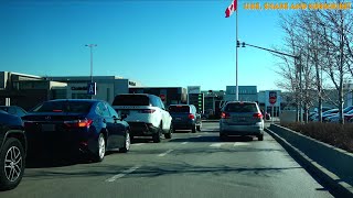 Driving to Yorkdale Shopping Centre (Mall) Toronto from Brampton Canada 4K 2018